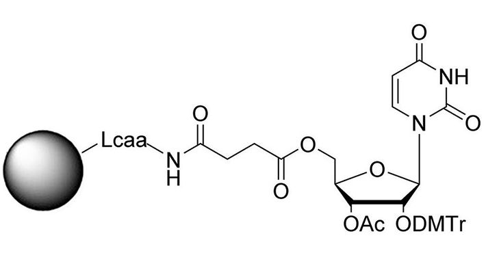 Universal Support-CPG (DMT-Ribose-Linker)の構造式