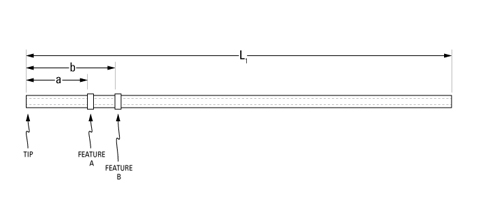 先端部にビーズが2つ付いたタイプ [先端部形状：スクエア、ビーズｘ計2 (先端部：ｘ2)]