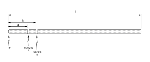 先端部にビーズが2つ付いたタイプ [先端部形状：ラウンド、ビーズｘ計2 (先端部：ｘ2)]